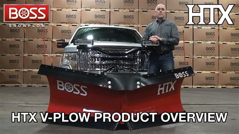 youtube boss skid steer plow|boss htx v plow price.